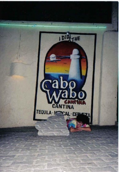 face down in Cabo