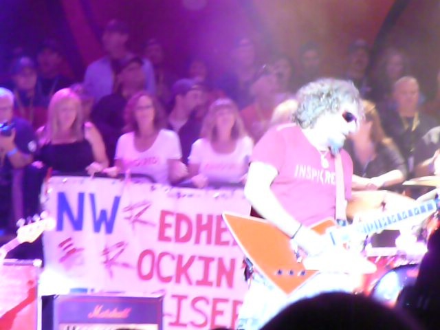 Red Heads on stage
