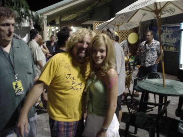 My wife Heidi with Sam