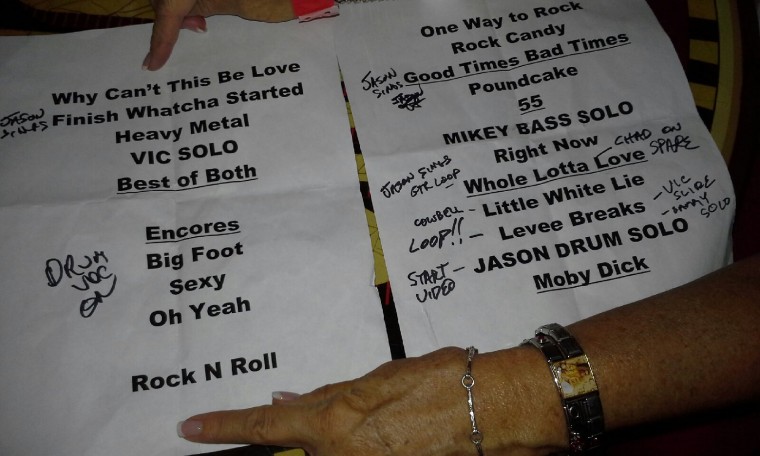 Set list