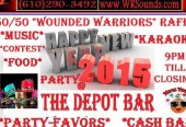 New Years Eve, Party at The Depot Bar in Bridgeport, PA...