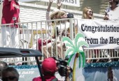 Sammy as Grand Marshal at Fontana Days 100th Anniversary Parade