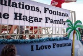 Sammy as Grand Marshal at Fontana Days 100th Anniversary Parade