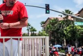 Sammy as Grand Marshal at Fontana Days 100th Anniversary Parade