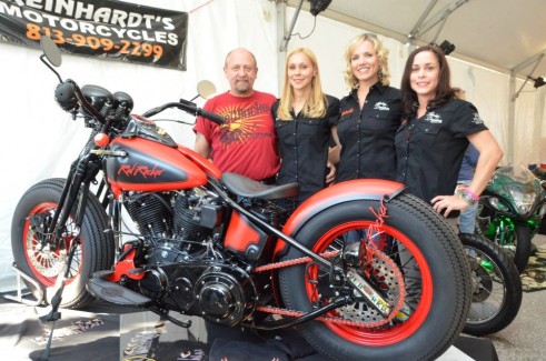 Red Rocker in the Bikeshow