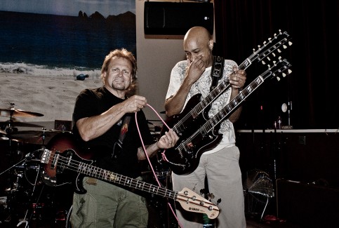 Sammy, Mikey, Jason Bonham and Vic "Journey Through The History of Rock" Rehearsal