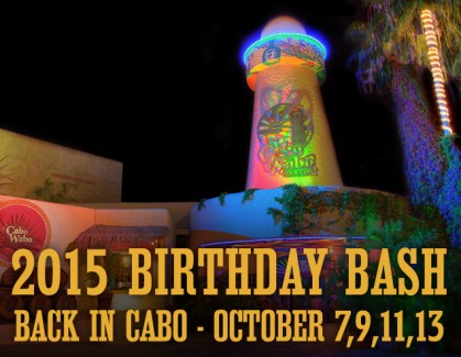 2015-10-11 @ Cabo Wabo Cantina - Birthday Bash! Night 3